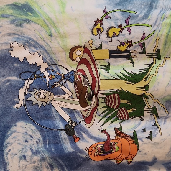 Rick and Morty tie-dye t-shirt - Picture 6 of 7